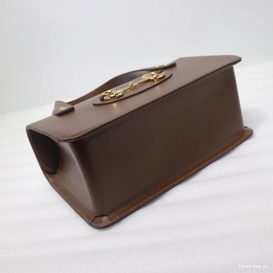 First bag ru bag small 1955 handle Horsebit GUCCI top 0731